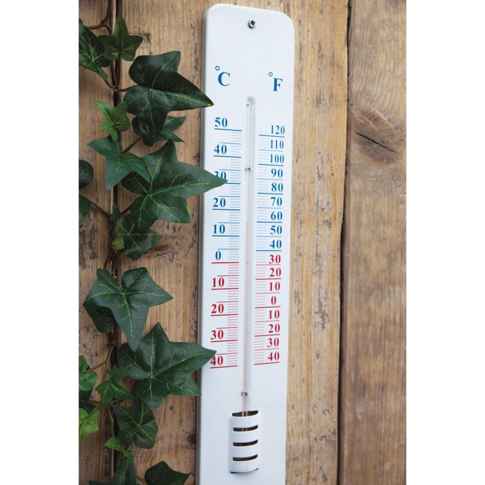 marque generique - Dispositifs de prévisions météorologiques et stations météo Contemporain Esschert Design Thermomètre mural 45 cm TH13 - Météo connectée
