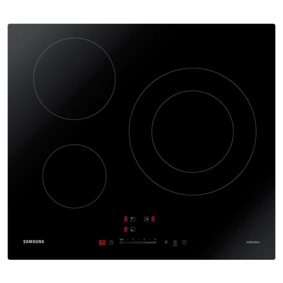 Samsung - Plaque à Induction Samsung NZ63R3727AK 60 cm (3 Zones de cuisson) - Table de cuisson