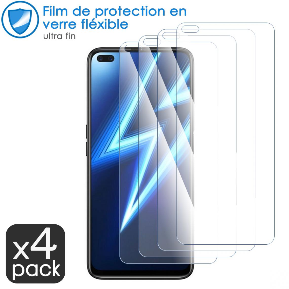 Karylax - Film de Protection d'écran en Verre Fléxible Dureté 9H pour Realme X3 SuperZoom (Pack x4) - Protection écran smartphone