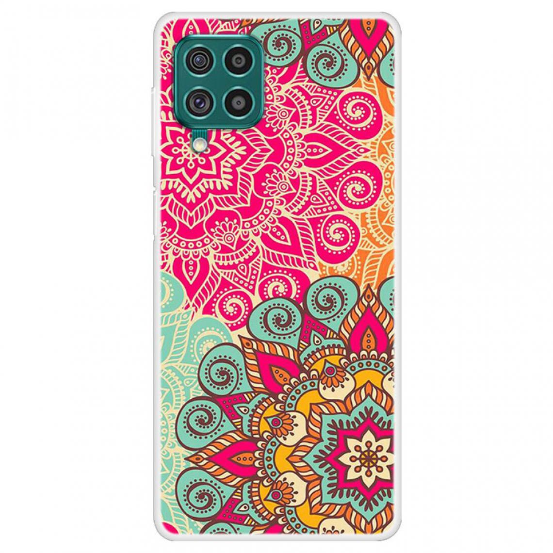 Other - Coque en TPU Impression de motifs flexible motif de fleurs pour votre Samsung Galaxy F62/M62 - Coque, étui smartphone
