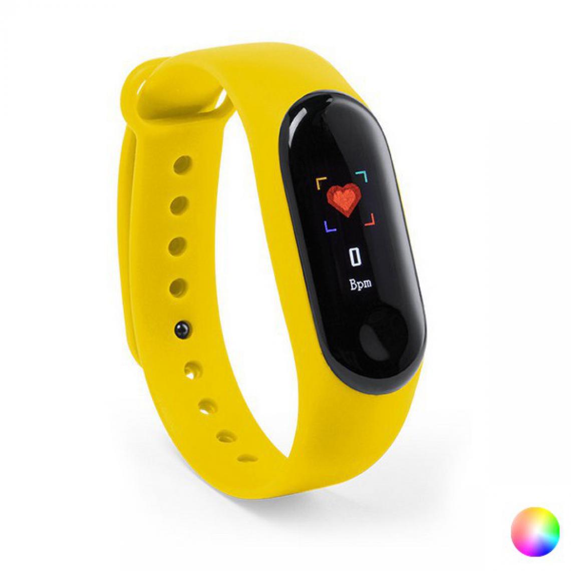 Totalcadeau - Bracelet d’activités connecté par Bluetooth avec Moniteur de rythme cardiaque Couleur - Rouge pas cher - Bracelet connecté