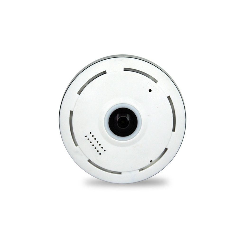 Wewoo - Caméra de surveillance blanc pour Carte TF, Support Téléphones Mobiles 360 Degrés 1280 * 960P Réseau Panoramique avec Fente - Caméra de surveillance connectée
