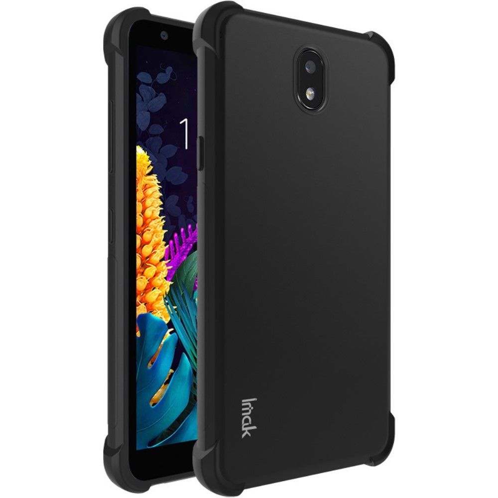Imak - Coque en TPU anti-goutte soyeux noir pour votre LG K30 (2019)/X2 (2019) - Coque, étui smartphone