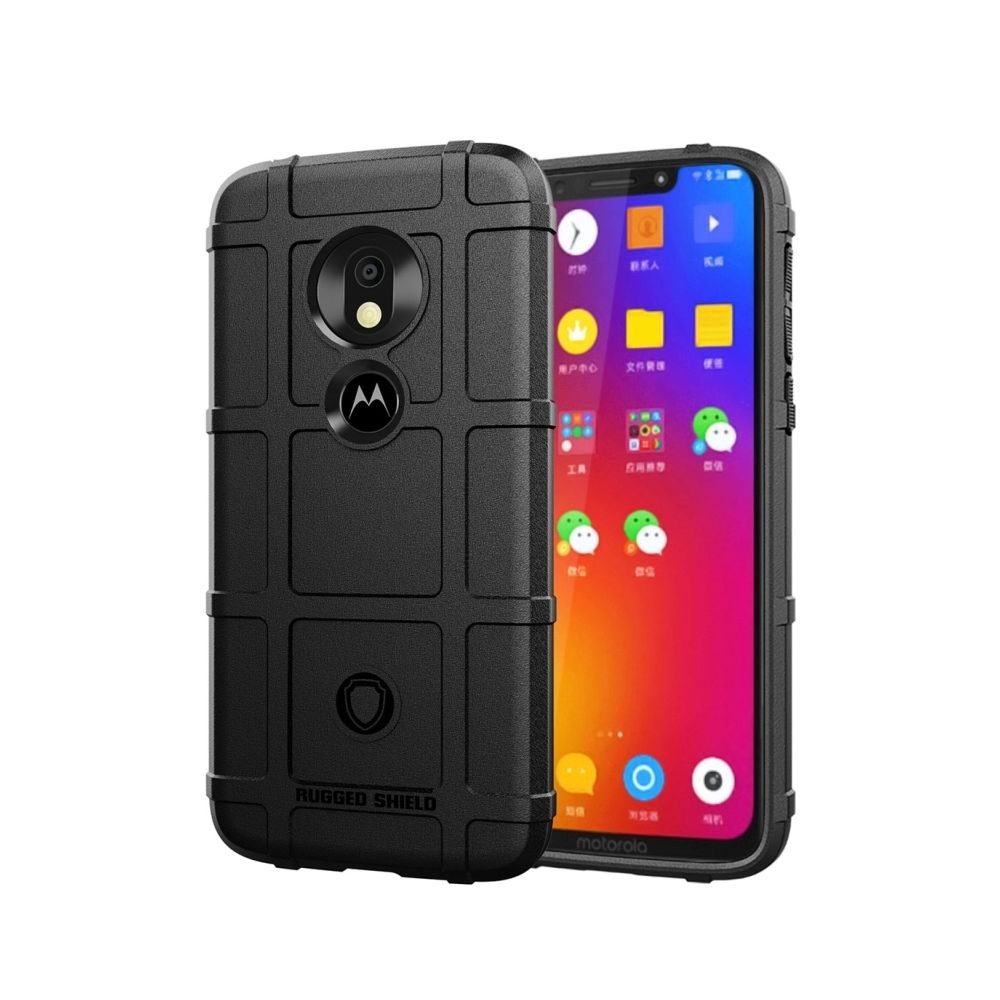 Wewoo - Coque TPU antichoc à couverture totale pour Motorola Moto G7 Play (Noir) - Coque, étui smartphone