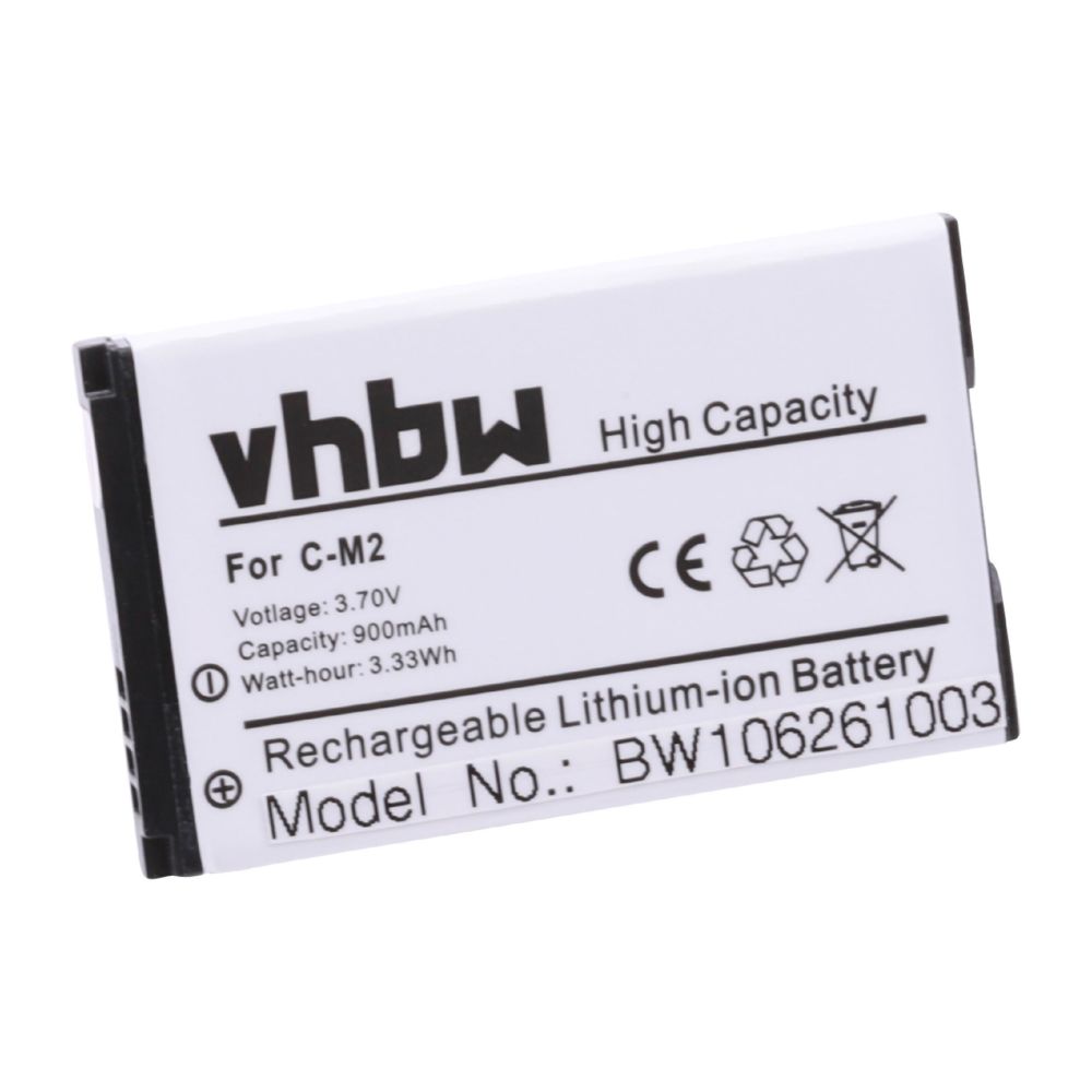 Vhbw - Batterie LI-ION compatible pour BLACKBERRY 8100 / 8100c / 8100r / 8100 Pearl / 8130 / c r - Batterie téléphone