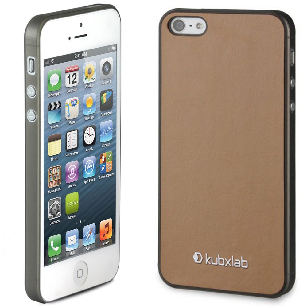 Kubxlab - Coque Kubxlab effet peau beige iPhone 5 - Coque, étui smartphone