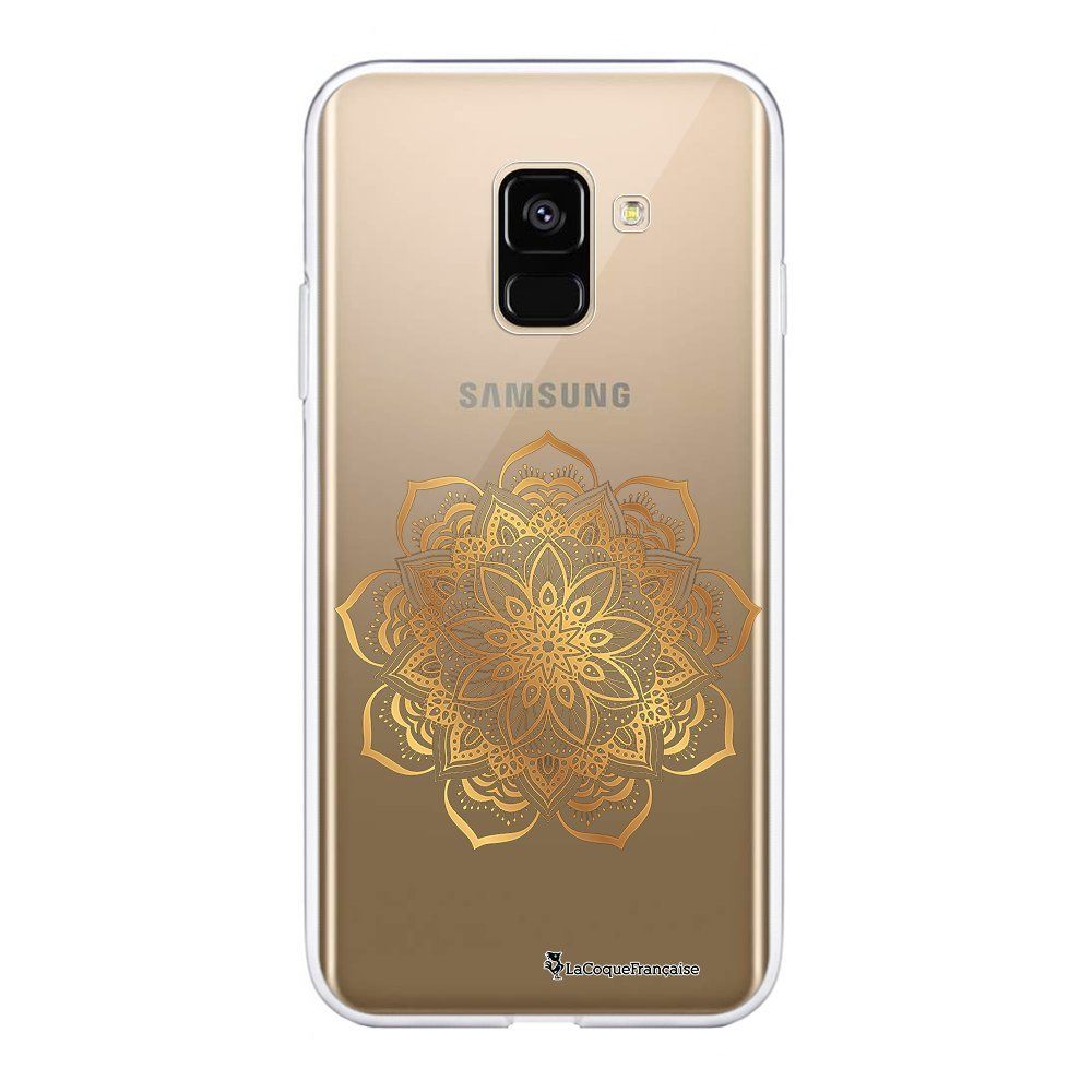 La Coque Francaise - Coque Samsung Galaxy A8 2018 360 intégrale Mandala Or Ecriture Tendance Design La Coque Francaise. - Coque, étui smartphone