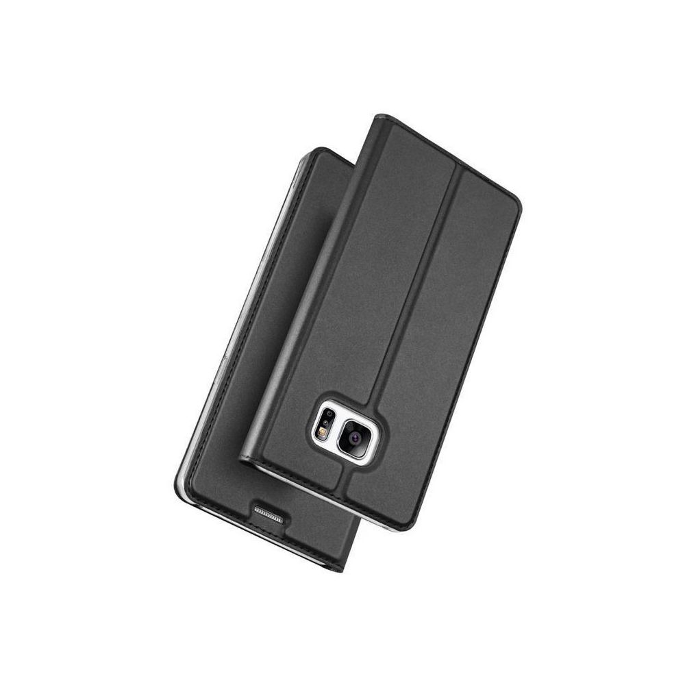 marque generique - Etui Magnétique Portefeuille Folio Coque Housse Noir Samsung Galaxy S9 - Coque, étui smartphone