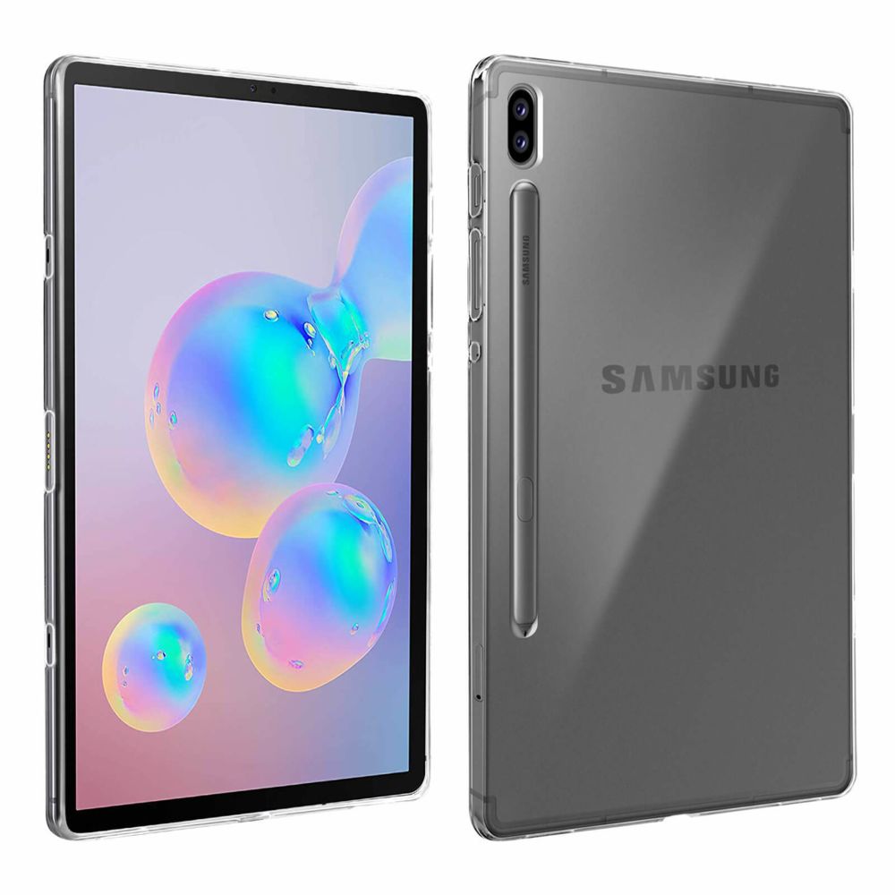 Avizar - Coque Samsung Galaxy Tab S6 10.5 Silicone Flexible Résistant fine transparent - Coque, étui smartphone