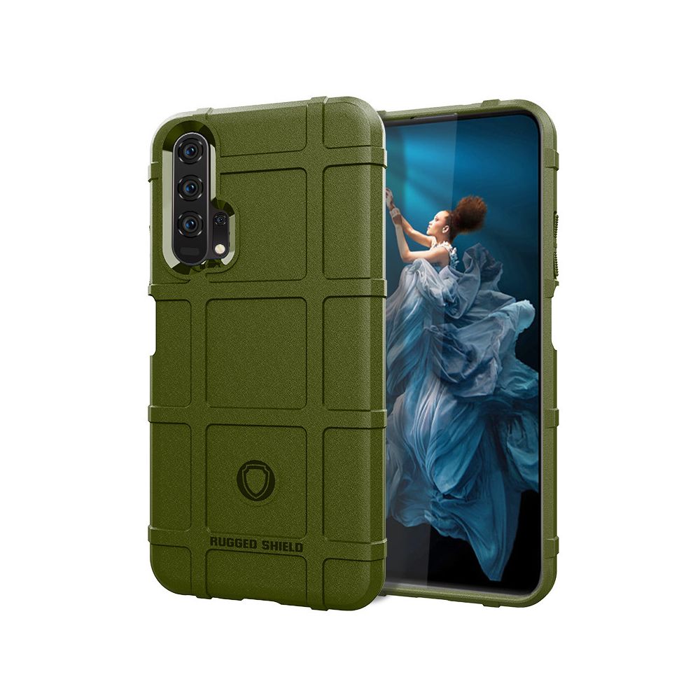 marque generique - Etui Coque de protection durable anti choc pour Honor 20 - Vert foncé - Autres accessoires smartphone