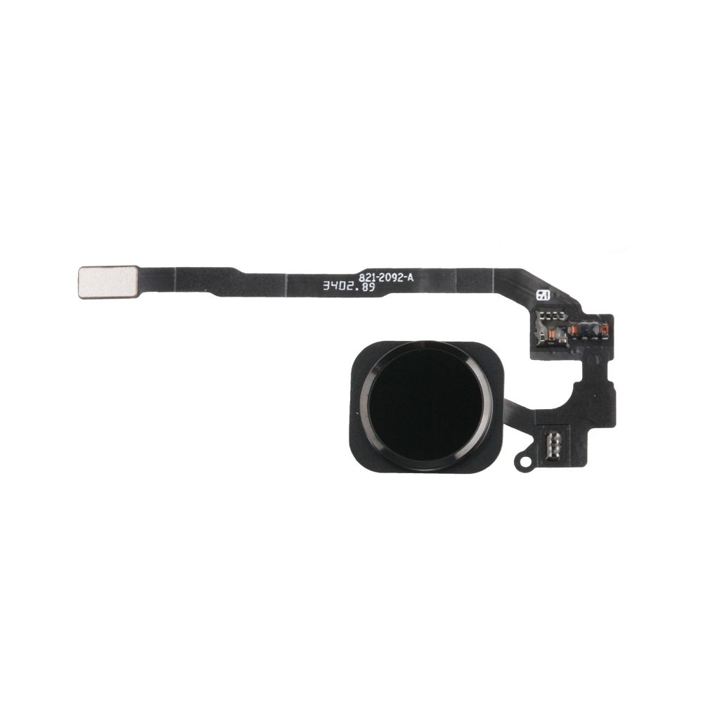 Wewoo - Bouton d'accueil iPhone 5S principal de maison avec câble flexible de membrane de carte PCB pour iPhone 5Saucune fonction d'identification d'empreinte digitale noir - Autres accessoires smartphone