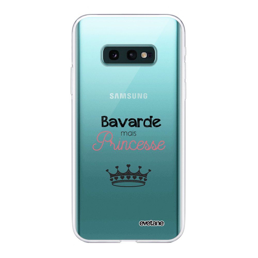 Evetane - Coque Samsung Galaxy S10e 360 intégrale transparente Bavarde mais princesse Ecriture Tendance Design Evetane. - Coque, étui smartphone