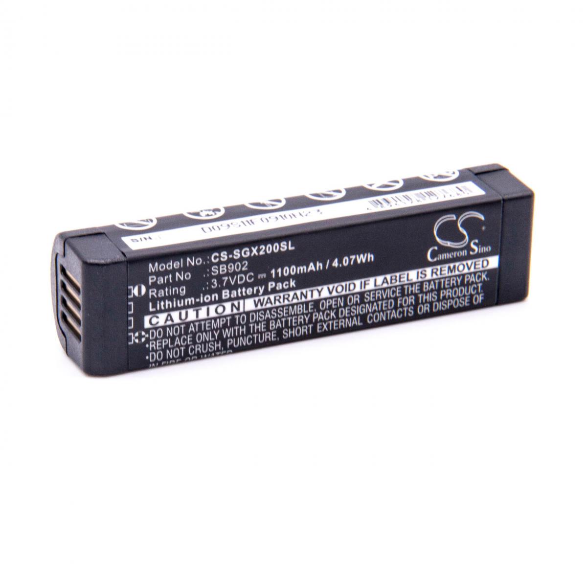 Vhbw - vhbw Li-Ion batterie 1100mAh (3.7V) pour émetteur de poche comme Shure SB902 - Batteries électroniques
