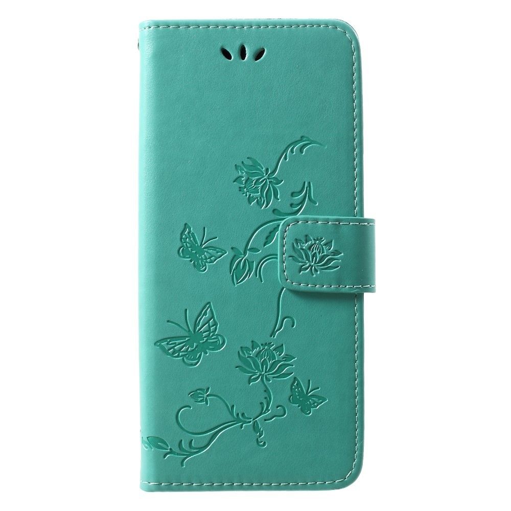 marque generique - Etui en PU fleur papillon avec support vert pour votre Huawei P30 Pro - Autres accessoires smartphone