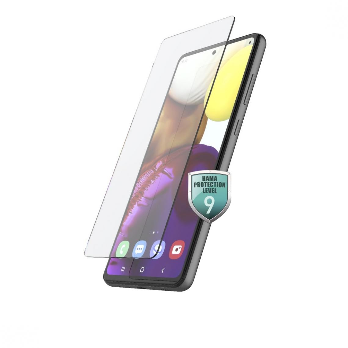 Hama - Protection d'écran verre véritable "Premium Crystal Glass" pour Galaxy A72 - Protection écran smartphone