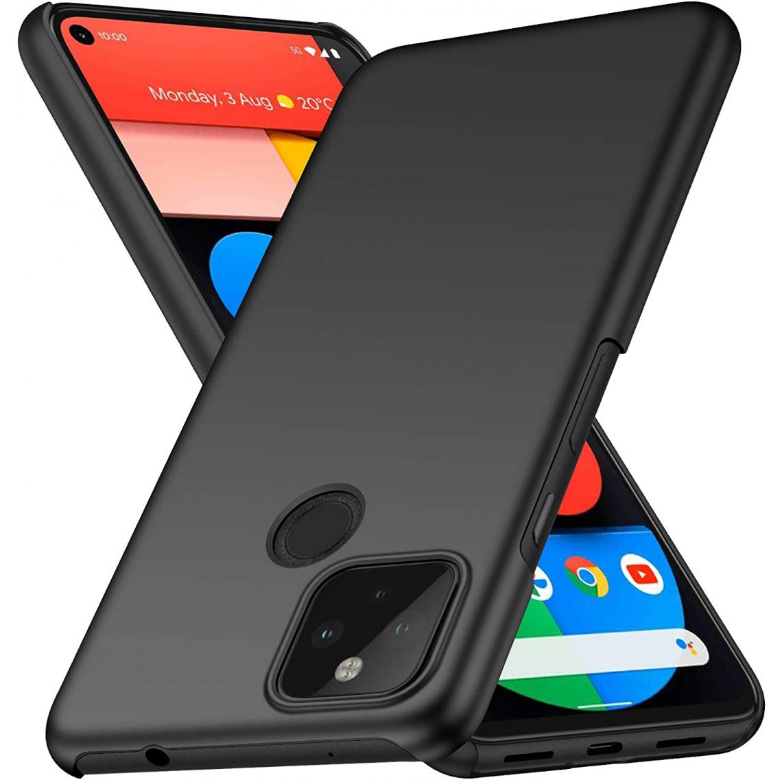Xeptio - Google Pixel 5 5G coque tpu noire - Coque, étui smartphone