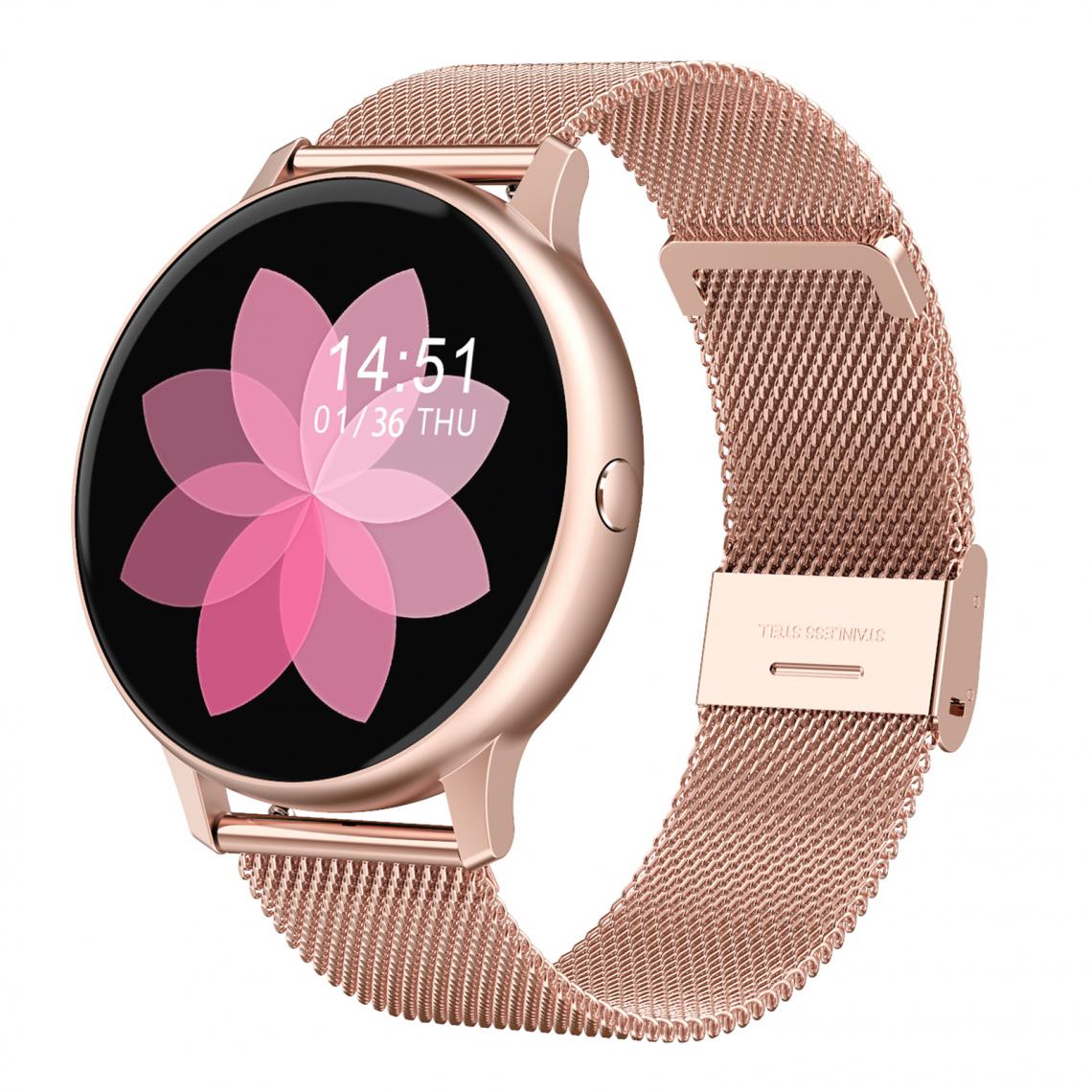 marque generique - DT88 PRO Smart Watch Moniteur De Fréquence Cardiaque ECG Pour IOS Android Silicone Blanc - Montre connectée