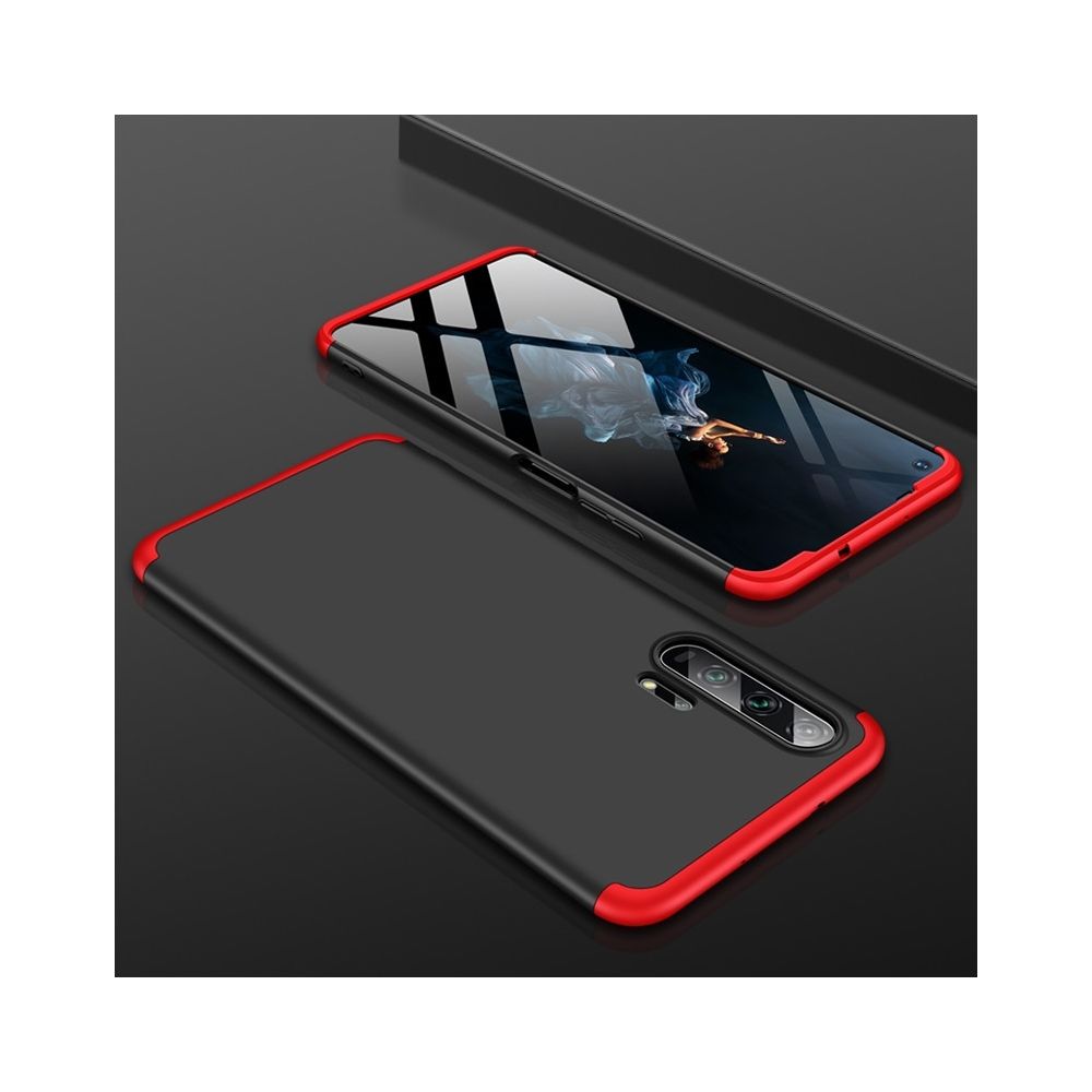 Wewoo - Coque Rigide PC à trois étapes pour épissage et couverture complète Huawei Honor 20 Pro noir rouge - Coque, étui smartphone