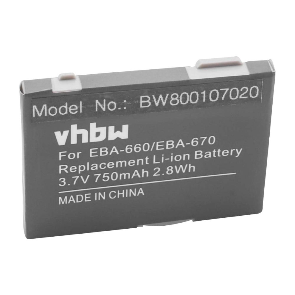 Vhbw - Batterie Li-Ion vhbw 750mAh (3.7V) pour téléphone portable, Smartphone Siemens L36880-N6981-A100, L36880-N7101-A110, L36880-N7101-A111 - Batterie téléphone