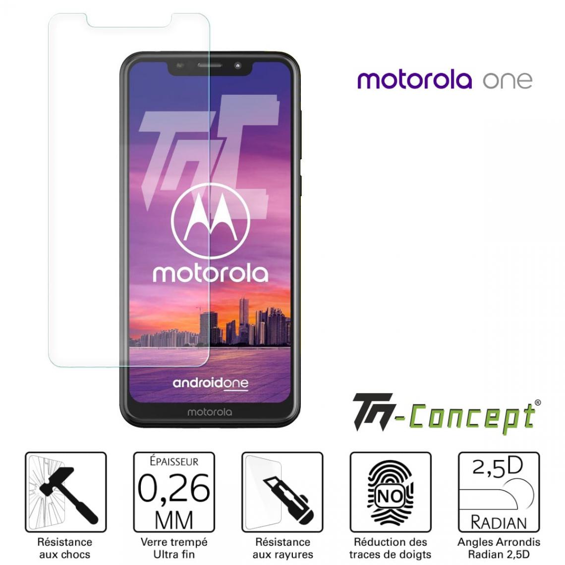 Tm Concept - Verre trempé - Motorola One - TM Concept® - Protection écran smartphone