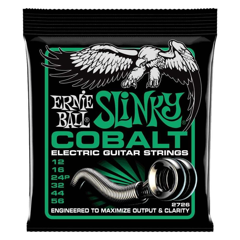 Ernie Ball - Ernie Ball 2726 - Jeu de cordes électriques - Slinky Cobalt - Not Even Slinky 12-56 - Accessoires instruments à cordes