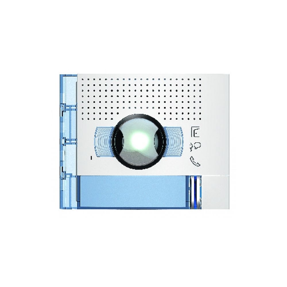 Bticino - bticino sfera new - façade - caméra grand angle + 1 bouton - allwhite - Sonnette et visiophone connecté