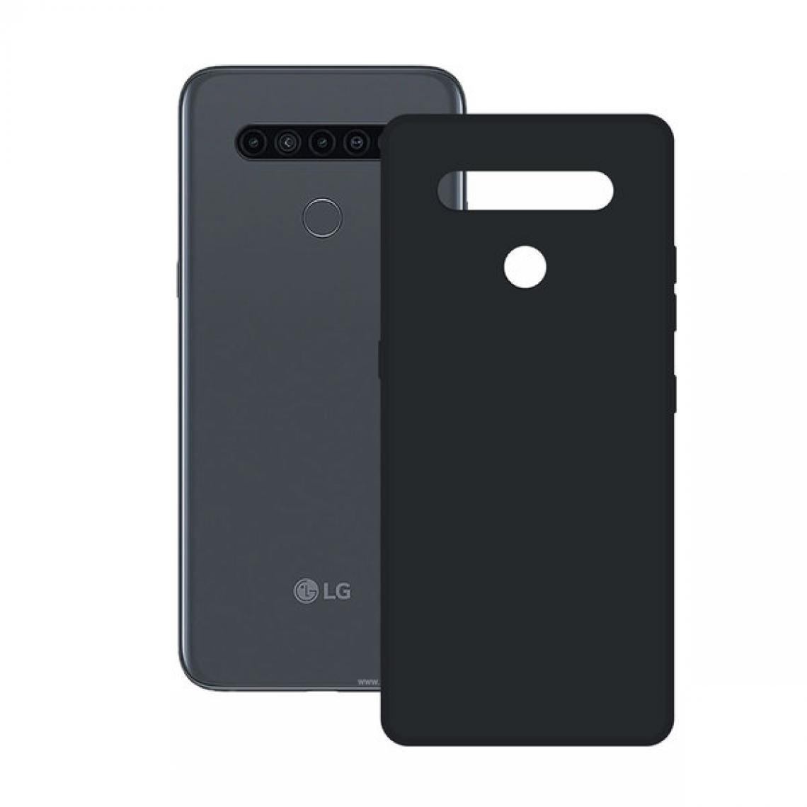 Uknow - Protection pour téléphone portable LG K41S Contact Silk TPU Noir - Coque, étui smartphone