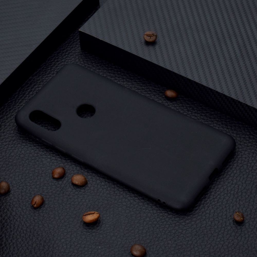 Wewoo - Coque Souple Pour Xiaomi Redmi Note 6 en TPU Couleur Candy Noir - Coque, étui smartphone