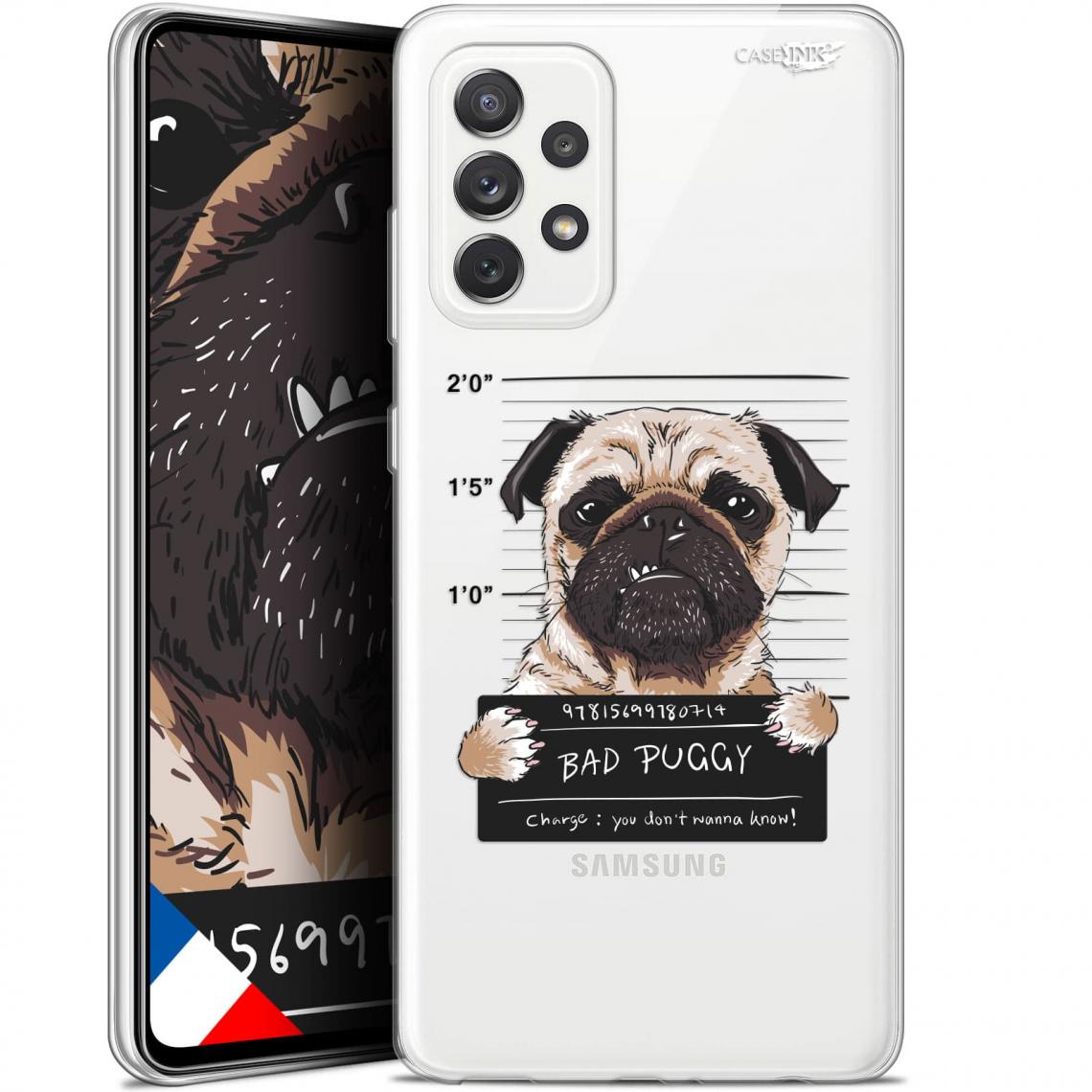 Caseink - Coque arrière Samsung Galaxy A72 4G/5G (6.7 ) Gel HD [ Nouvelle Collection - Souple - Antichoc - Imprimé en France] Beware The Puggy Dog - Coque, étui smartphone