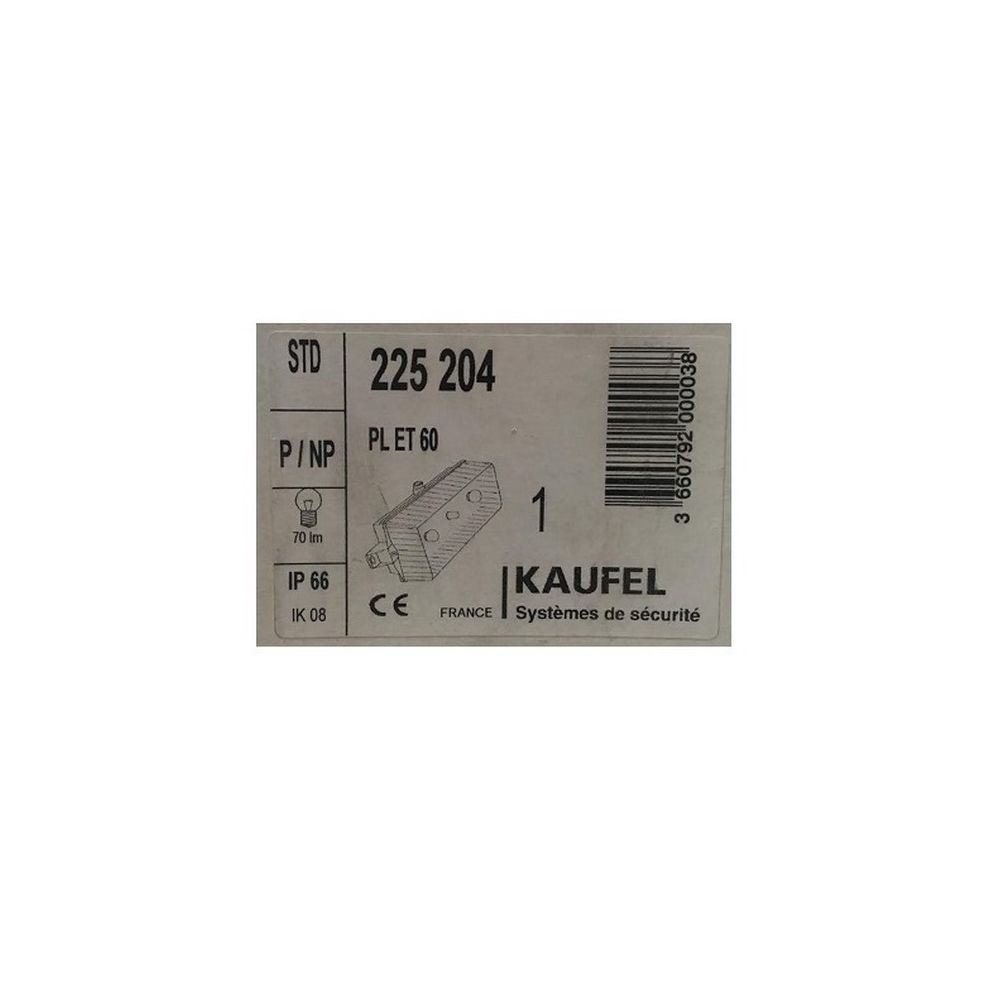Kaufel - Kaufel 225204 - BAES d'évacuation PL ET 60 - 70Lm/Mn - IP66 - 55Lm/h - 230V - 50Hz - Accessoires sécurité connectée