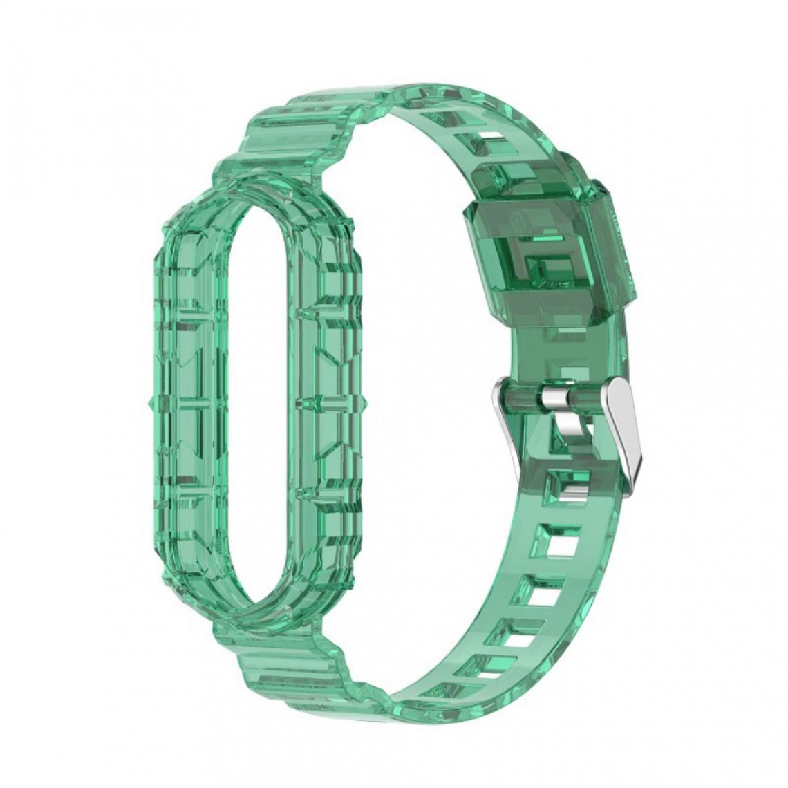 Other - Bracelet en TPU Couleur unie vert pour votre Xiaomi Mi Band 6 - Accessoires bracelet connecté