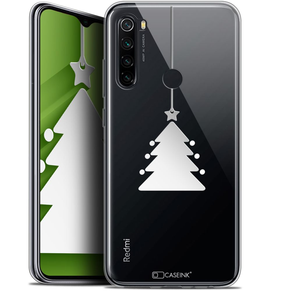 Caseink - Coque Pour Xiaomi Redmi Note 8 (6.3 ) [Gel HD Collection Noël 2017 Design Petit Arbre - Souple - Ultra Fin - Imprimé en France] - Coque, étui smartphone