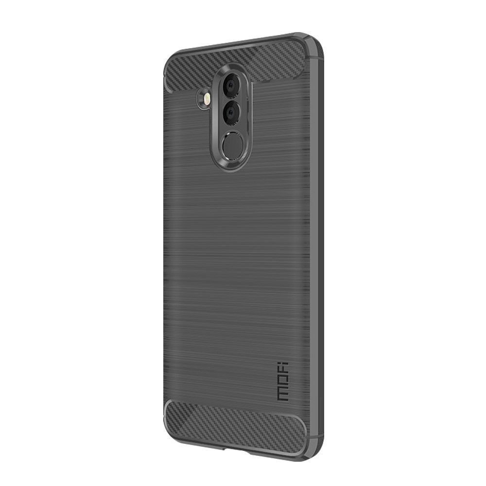 marque generique - Coque en TPU fibre de carbone gris pour votre Huawei Mate 20 Lite/Maimang 7 - Autres accessoires smartphone