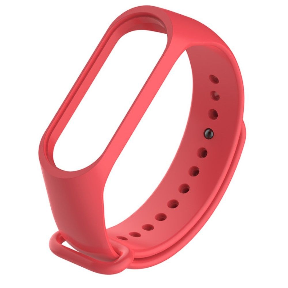 marque generique - Bracelet en silicone unicolore rouge pour votre Xiaomi Mi Band 4 - Accessoires bracelet connecté