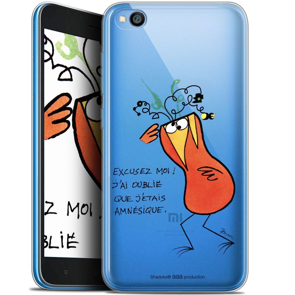 Caseink - Coque Pour Xiaomi Redmi Go (5 ) [Gel HD Collection Les Shadoks ? Design Amnésie - Souple - Ultra Fin - Imprimé en France] - Coque, étui smartphone
