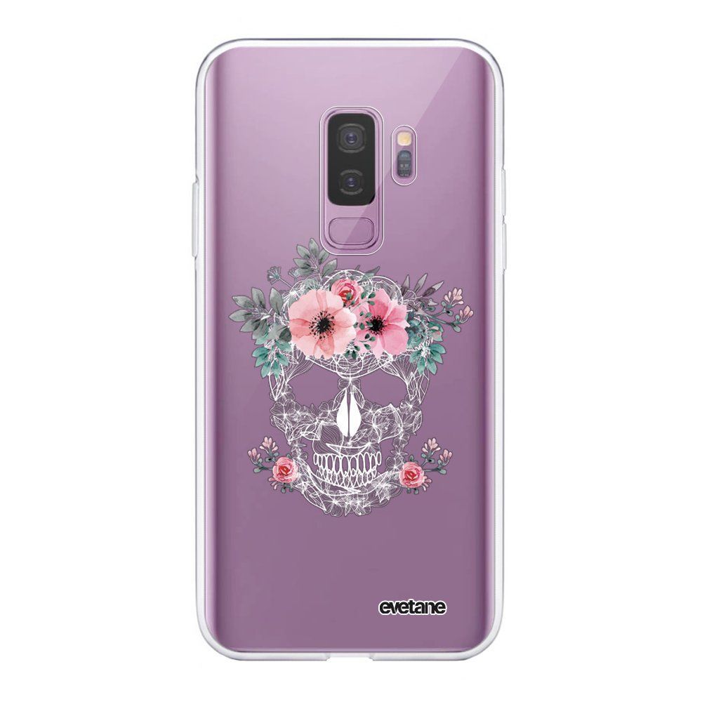 Evetane - Coque Samsung Galaxy S9 Plus 360 intégrale transparente Crâne Ecriture Tendance Design Evetane. - Coque, étui smartphone