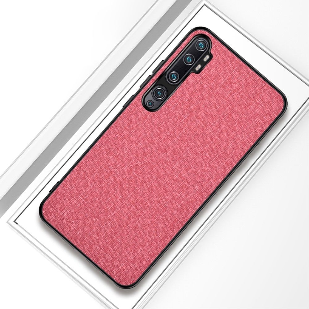 marque generique - Coque en TPU tissu hybride rose pour votre Xiaomi Mi CC9 Pro/Mi Note 10 - Coque, étui smartphone