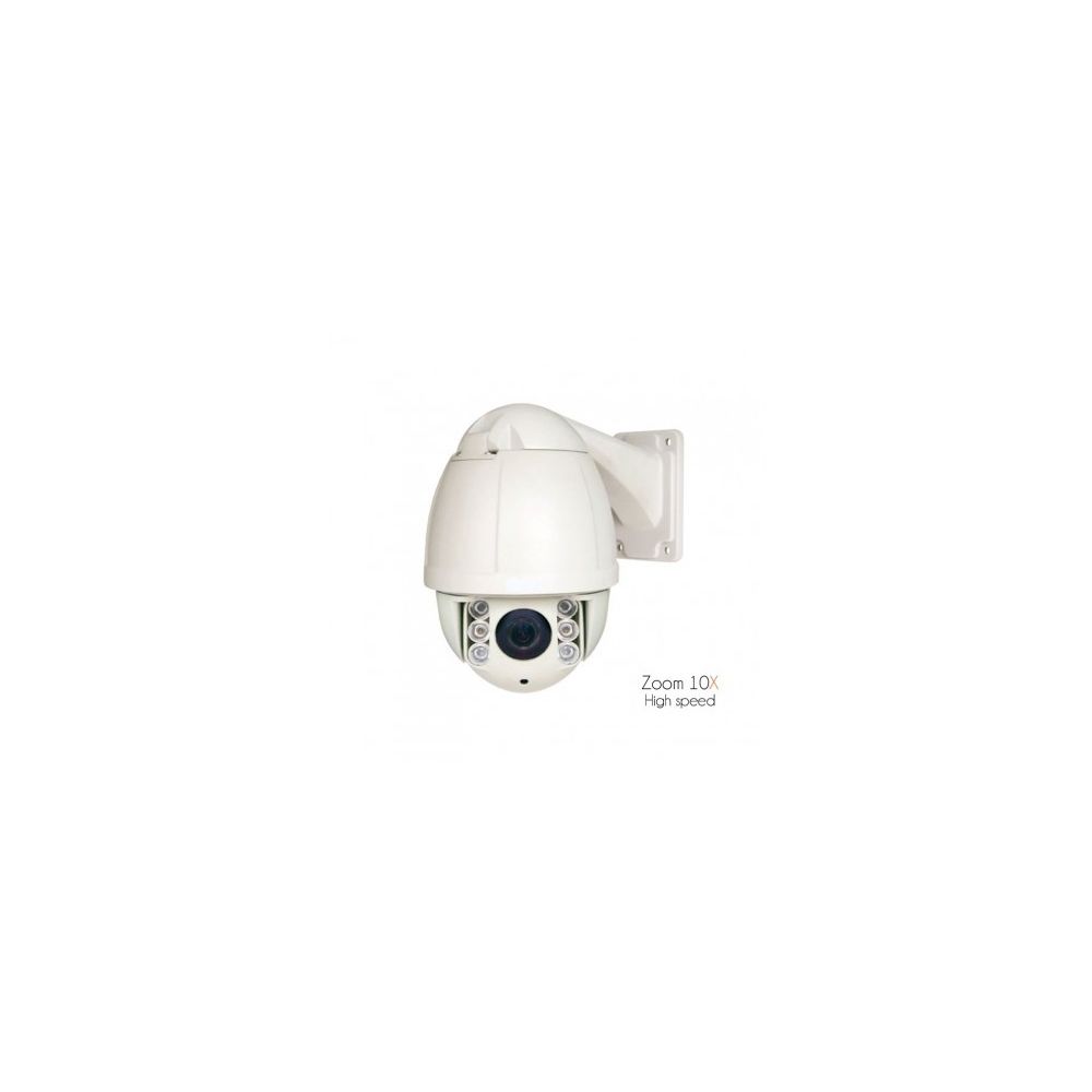 Dahua - Dôme motorisé avec zoom 10x de 5 à 50mm, infrarouge 50 mètres, surveillance extérieure - Caméra de surveillance connectée