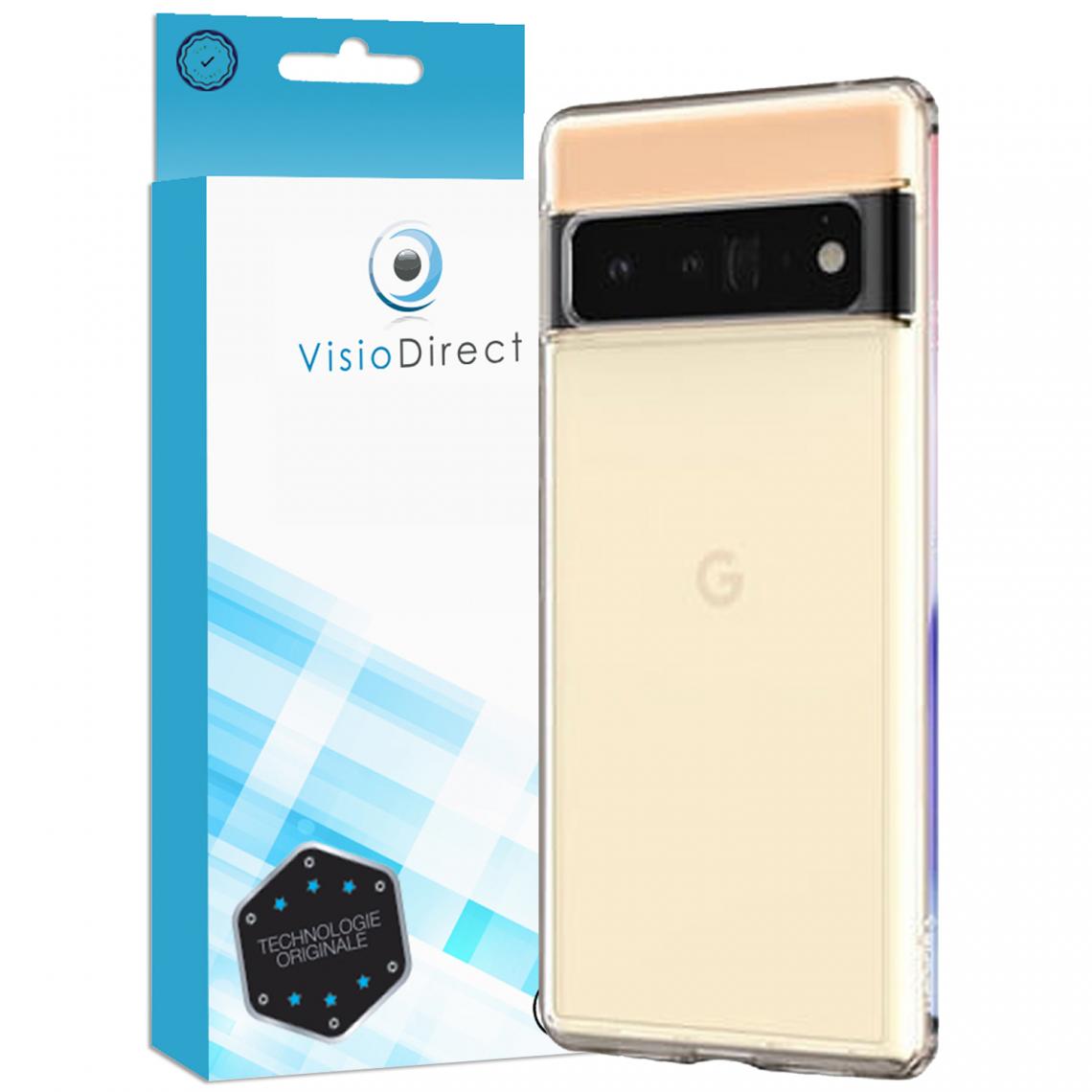 Visiodirect - Lot de 2 coque transparente pour Google Pixel 6 Pro 5G, 6.7" - VISIODIRECT - - Coque, étui smartphone