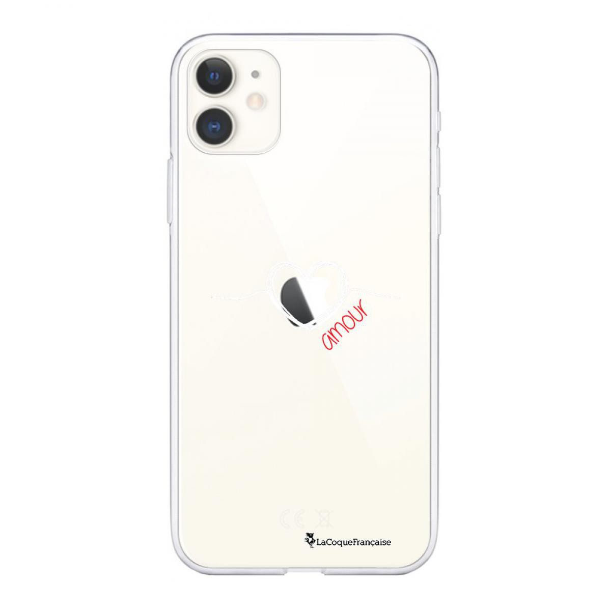 La Coque Francaise - Coque iPhone 11 360 intégrale transparente Coeur Blanc Amour Tendance La Coque Francaise. - Coque, étui smartphone