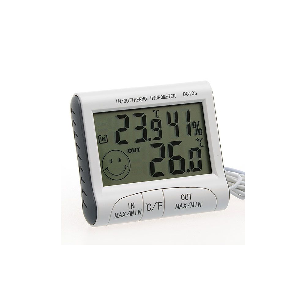 marque generique - Thermomètre Hygromètre Température Humidité Intérieur Extérieur Min Max - Météo connectée