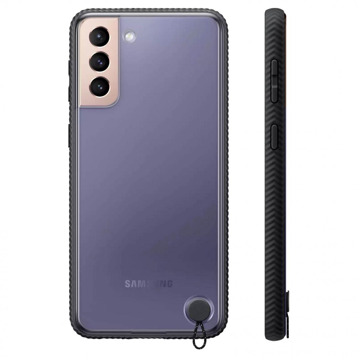 Samsung - Coque Samsung Galaxy S21 Hybride Antichoc Renforcé Original Contour noir - Coque, étui smartphone