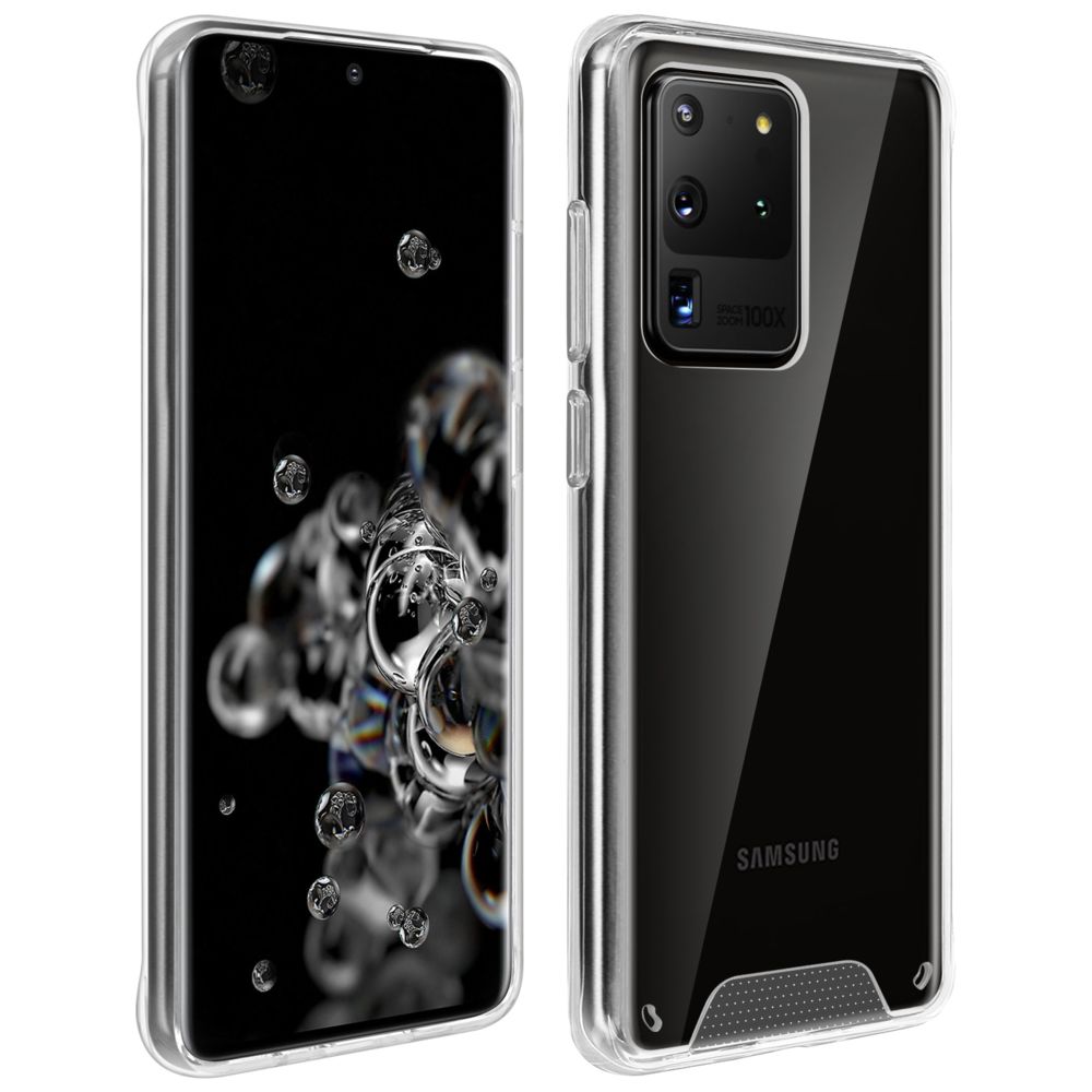 Avizar - Coque Galaxy S20 Ultra Protection Bumper Collection Cristal Transparent - Coque, étui smartphone