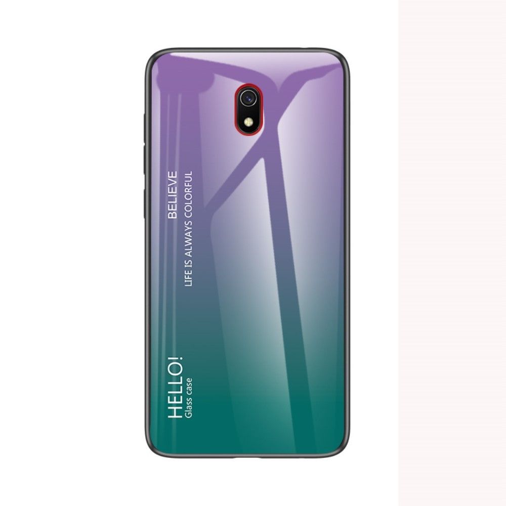 marque generique - Coque en TPU dégradé de couleur hybride violet pour votre Xiaomi Redmi 8A - Coque, étui smartphone