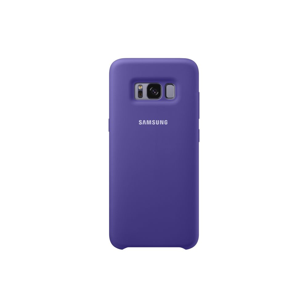 Samsung - Silicone Case Galaxy S8 - Violet - Autres accessoires smartphone