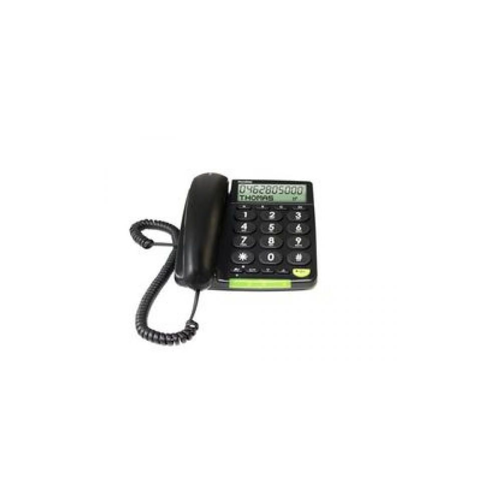 Doro - doro Großtastentelefon PhoneEasy312cs schwarz - Téléphone fixe filaire