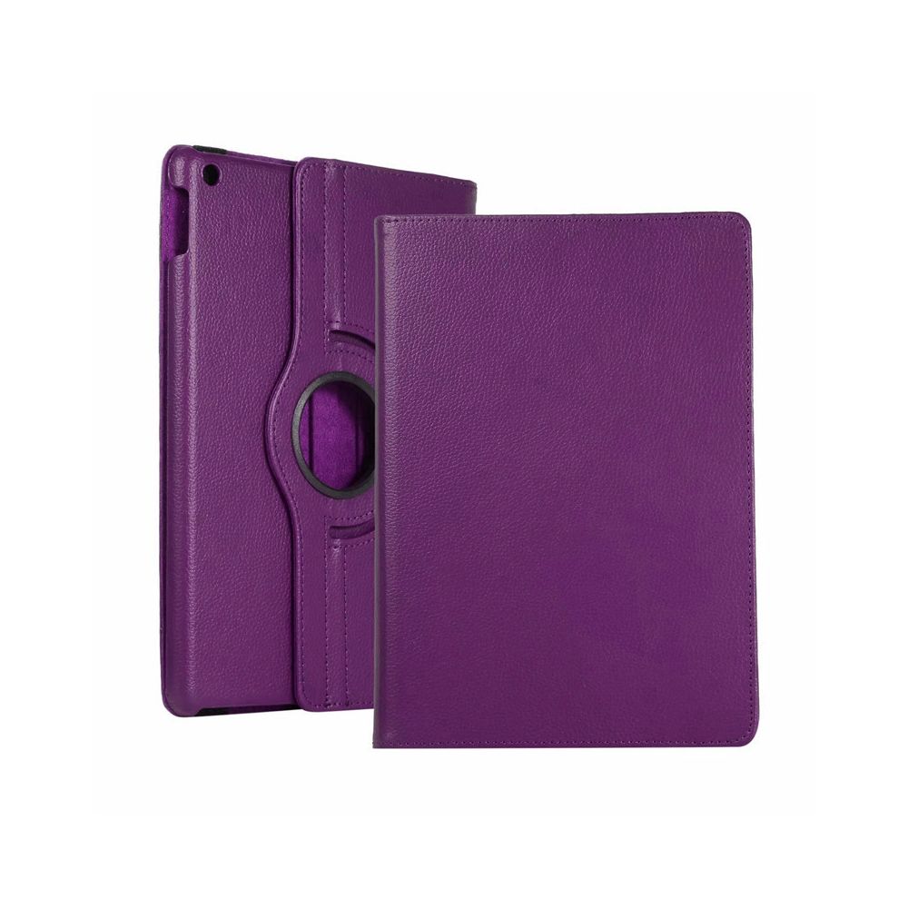 Xeptio - Housse nouvel Apple iPad 10,2 2019 Wifi - 4G/LTE violette - Etui coque violet de protection 360 degrés tablette New iPad 10.2 pouces - accessoires pochette - Coque, étui smartphone