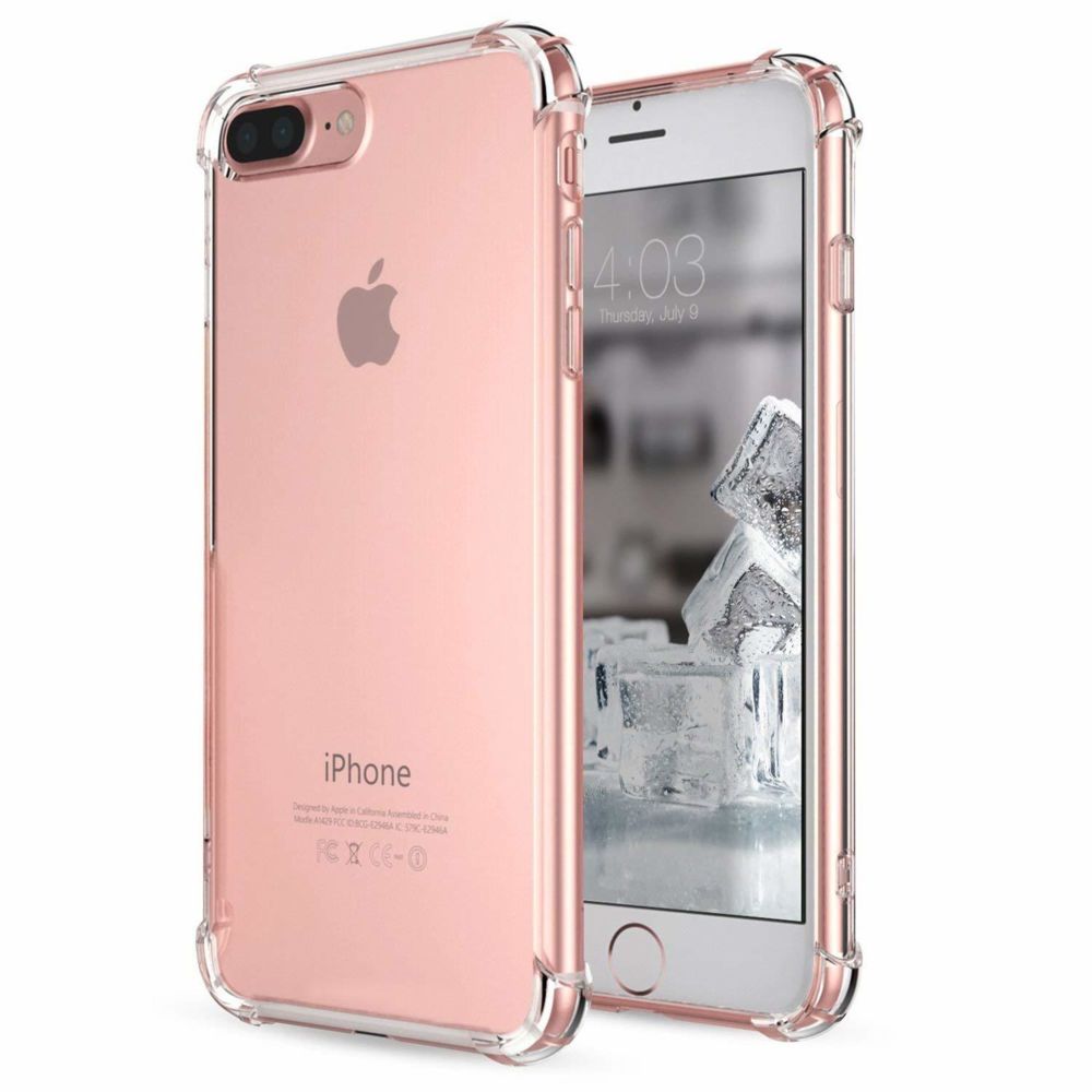 Phonillico - Coque Antichoc Silicone Transparent pour Apple iPhone 7 PLUS [Phonillico®] - Coque, étui smartphone