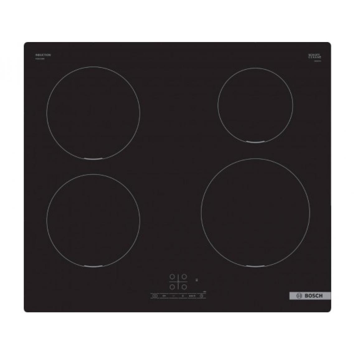 Bosch - Plaque induction PUE611BB5E Série 4 PowerBoost - Table de cuisson