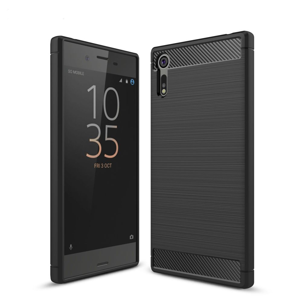 marque generique - Etui TPU Anti-chute pour Sony Xperia 10 Plus - Noir - Coque, étui smartphone